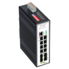 WAGO - Industrial-Managed-Switch, 8 Ports 1000Base-T, 4-Slot 1000BASE-SX/LX, metallisch schwarz