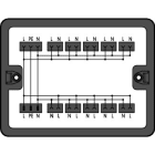 WAGO - Verteilerbox, Wechselstrom (230V), 1 Eingang, schwarz