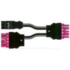 WAGO - konfektionierte Y-Leitung, Eca, 2xStecker / Buchse