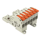WAGO - 1-Leiter-Stiftleiste, Hebel, Push-in CAGE CLAMP®, lichtgrau