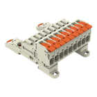 WAGO - 1-Leiter-Stiftleiste, Hebel, Push-in CAGE CLAMP®, lichtgrau