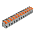 WAGO - Leiterplattenklemme,Hebel,6 mm²,grau