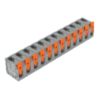 WAGO - Leiterplattenklemme,Hebel,6 mm²,grau