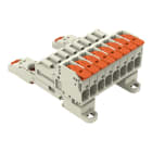 WAGO - 1-Leiter-Stiftleiste, Hebel, Push-in CAGE CLAMP®, lichtgrau
