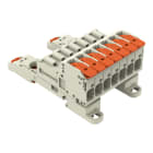 WAGO - 1-Leiter-Stiftleiste, Hebel, Push-in CAGE CLAMP®, lichtgrau