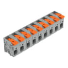 WAGO - Leiterplattenklemme,Hebel,6 mm²,grau