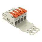 WAGO - 1-Leiter-Stiftleiste, Hebel, Push-in CAGE CLAMP®, lichtgrau