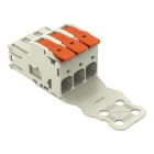 WAGO - 1-Leiter-Stiftleiste, Hebel, Push-in CAGE CLAMP®, lichtgrau