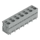 WAGO - Leiterplattenklemme,6 mm²,Rastermaß 12,5 mm,grau