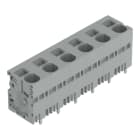 WAGO - Leiterplattenklemme,6 mm²,Rastermaß 12,5 mm,grau