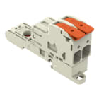 WAGO - 1-Leiter-Stiftleiste, Hebel, Push-in CAGE CLAMP®, lichtgrau