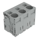 WAGO - Leiterplattenklemme, 16mm², Rastermaß 15mm, grau