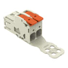 WAGO - 1-Leiter-Stiftleiste, Hebel, Push-in CAGE CLAMP®, lichtgrau