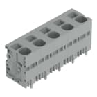 WAGO - Leiterplattenklemme,6 mm²,Rastermaß 12,5 mm,grau