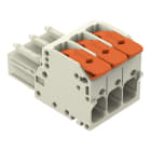 WAGO - 1-Leiter-Federleiste,Hebel,Push-in CAGE CLAMP®,schwarz
