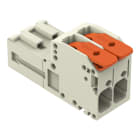 WAGO - 1-Leiter-Stiftleiste,Hebel,Push-in CAGE CLAMP®,schwarz