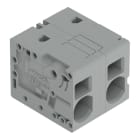 WAGO - Leiterplattenklemme,6 mm²,Rastermaß 12,5 mm,grau