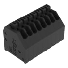 WAGO - THR-Leiterplattenklemme,Drücker,0,5 mm²,schwarz