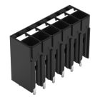 WAGO - THR-Leiterplattenklemme,Drücker,1,5 mm²,schwarz