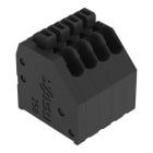 WAGO - THR-Leiterplattenklemme,Drücker,0,5 mm²,schwarz