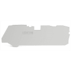 WAGO - Abschluss- und Zwischenplatte,1 mm dick,für 3-Leiter-Klemmen,grau