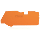 WAGO - Abschluss- und Zwischenplatte,1 mm dick,orange