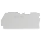 WAGO - Abschluss- und Zwischenplatte,1 mm dick,grau