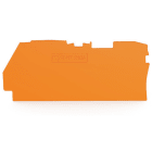 WAGO - Abschluss- und Zwischenplatte,1 mm dick,orange