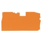 WAGO - Abschlussplatte,1 mm dick,orange