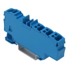 WAGO - Verteilerklemme, mit Betätigungsöffnung, 1x6mm² / 6x1,5mm², blau