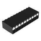 WAGO - THR-Leiterplattenklemme,Drücker,1,5 mm²,schwarz
