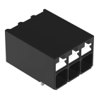 WAGO - THR-Leiterplattenklemme,Drücker,1,5 mm²,schwarz