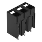 WAGO - THR-Leiterplattenklemme,Drücker,1,5 mm²,schwarz