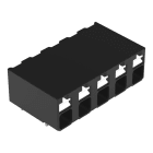 WAGO - THR-Leiterplattenklemme, Drücker, 1,5mm², schwarz