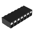 WAGO - THR-Leiterplattenklemme,Drücker,1,5 mm²,schwarz