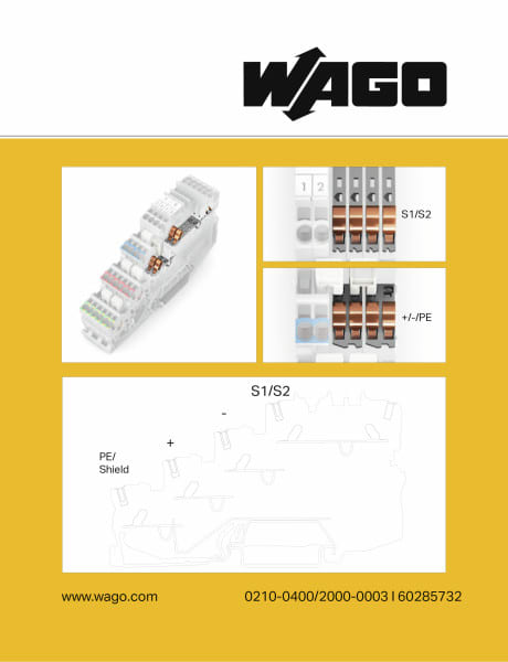 WAGO - Handhabungsaufkleber