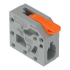 WAGO - Leiterplattenklemme, Hebel, 4mm², grün