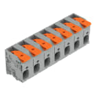 WAGO - Leiterplattenklemme, Hebel, 6mm², grau