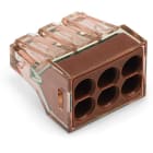 WAGO - Verbindungsdosenklemme, für eindrähtige Leiter, max. 4mm², mehrfarbig