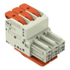 WAGO - 1-Leiter-Federleiste,Hebel,Push-in CAGE CLAMP®,schwarz