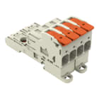 WAGO - 1-Leiter-Stiftleiste, Hebel, Push-in CAGE CLAMP®, lichtgrau