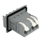 WAGO - Durchführungsklemme,Hebel,Blechdicke 3 mm,grau