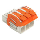 WAGO - 1-Leiter-Federleiste,Hebel,Push-in CAGE CLAMP®,lichtgrau