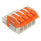 WAGO - 1-Leiter-Federleiste,Hebel,Push-in CAGE CLAMP®,lichtgrau
