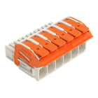WAGO - 1-Leiter-Federleiste,Hebel,Push-in CAGE CLAMP®,lichtgrau