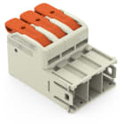 WAGO - 1-Leiter-Stiftleiste,Hebel,Push-in CAGE CLAMP®,lichtgrau