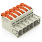 WAGO - 1-Leiter-Stiftleiste,Hebel,Push-in CAGE CLAMP®,lichtgrau