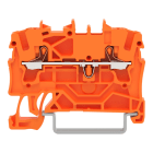 WAGO - 2-Leiter-Durchgangsklemme,mit Drücker,2,5 mm²,orange