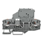 WAGO - 2-Leiter-Sicherungsklemme,mit schwenkbarem Sicherungshalter,für G-Sicherungseinsatz 5 x 30 mm,blau