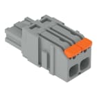 WAGO - 1-Leiter-Federleiste,Hebel,Push-in CAGE CLAMP®,grau